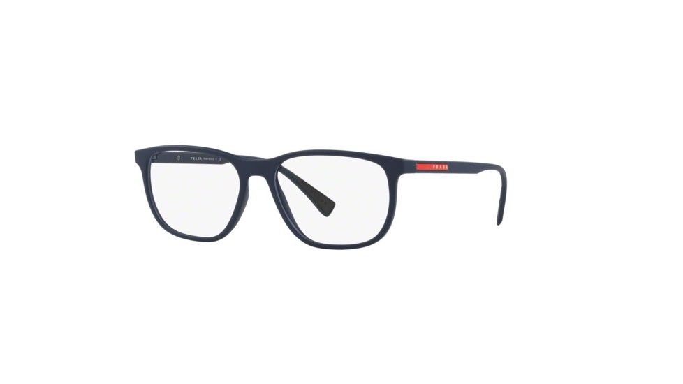 Prada LIFESTYLE PS05LV Prescription Eyeglasses, 53mm, Blue Rubber, PS05LV-2881O1-53-SV