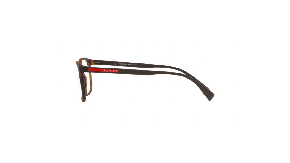 Prada LIFESTYLE PS05LV Prescription Eyeglasses, 53mm, Havana Rubber, PS05LV-U611O1-53-SV