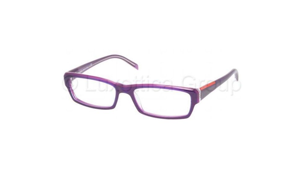 Prada Linea Rosa Eyeglasses PS09AV with Lined Bifocal Rx Prescription Lenses GVZ1O1-5316 -