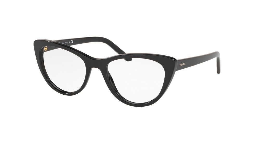 Prada MILLENNIALS PR05XV Eyeglass Frames 1AB1O1-51 - Black
