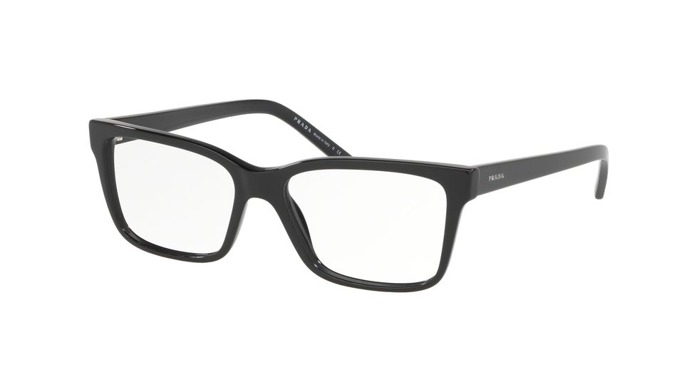 Prada MILLENNIALS PR17VV Progressive Prescription Eyeglasses, 52mm, Black, PR17VV-1AB1O1-52-PRO