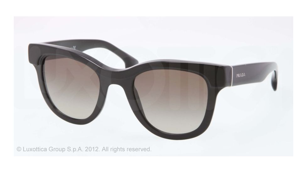 Prada PORTRAIT PR27PS Bifocal Prescription Sunglasses PR27PS-1AB4M1-49 - Lens Diameter 49 mm, Lens Diameter 49 mm, Frame Color Black