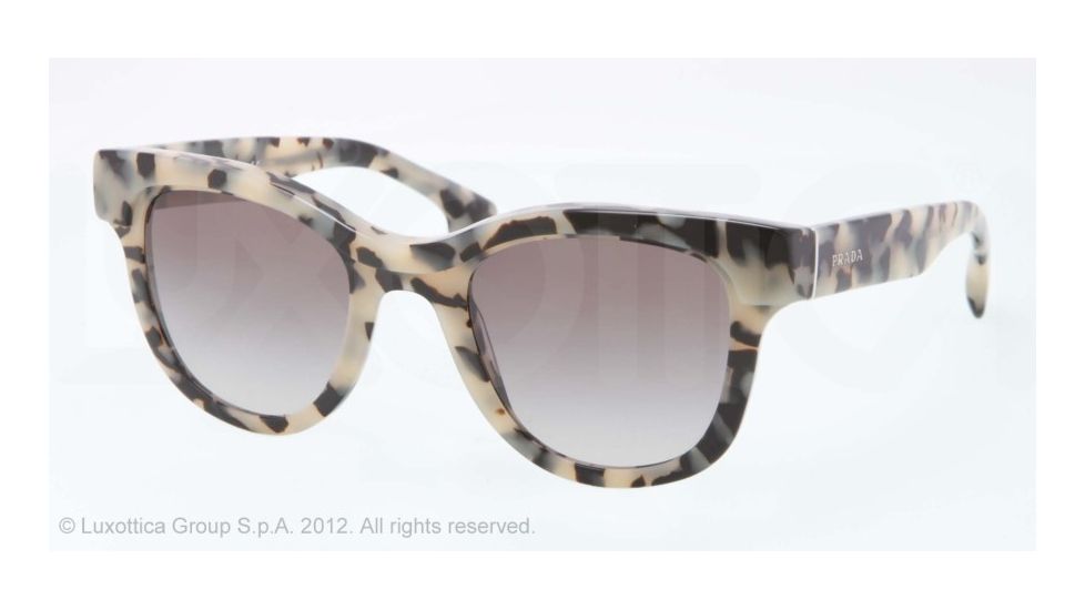 Prada PORTRAIT PR27PS Bifocal Prescription Sunglasses PR27PS-KAD0A7-49 - Lens Diameter 49 mm, Lens Diameter 49 mm, Frame Color White Havana