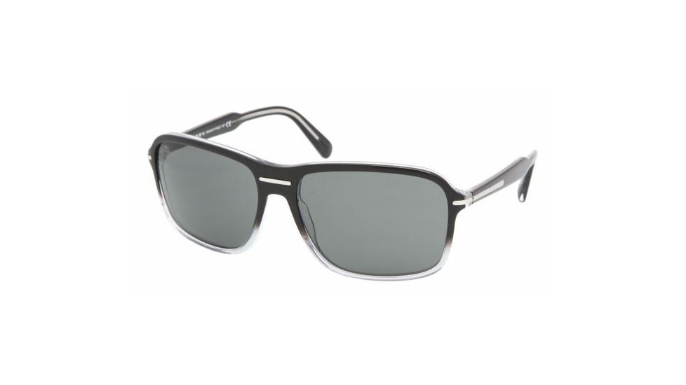 Prada PR 02NS Sunglasses Styles - Black Gradient Crystal Gray Frame, ZXA1A1-6116