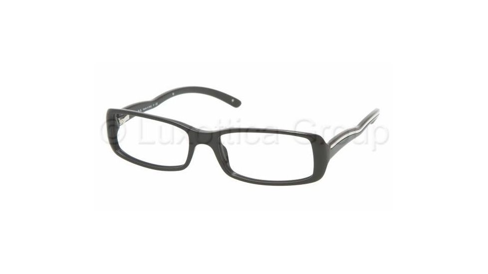 Prada PR06MV Bifocal Eyeglasses - Gloss Black Frame / 51 mm Prescription Lenses, 1AB1O1-5116
