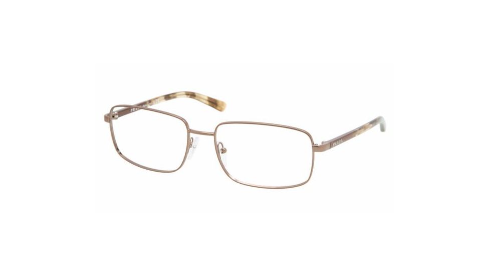 Prada PR 51NV Eyeglasses Styles - Brown Frame w/Non-Rx 55 mm Diameter Lenses, 1BI1O1-5517