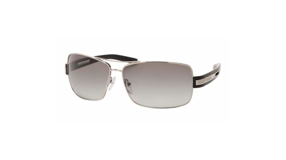 Prada PR 54IS Sunglasses Styles - Silver Frame / Gray Gradient Lenses, 1BC3M1-6412