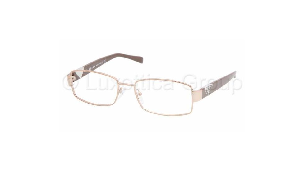 Prada PR 56NV Eyeglasses Styles - Brown Frame w/Non-Rx 51 mm Diameter Lenses, 4AC1O1-5116