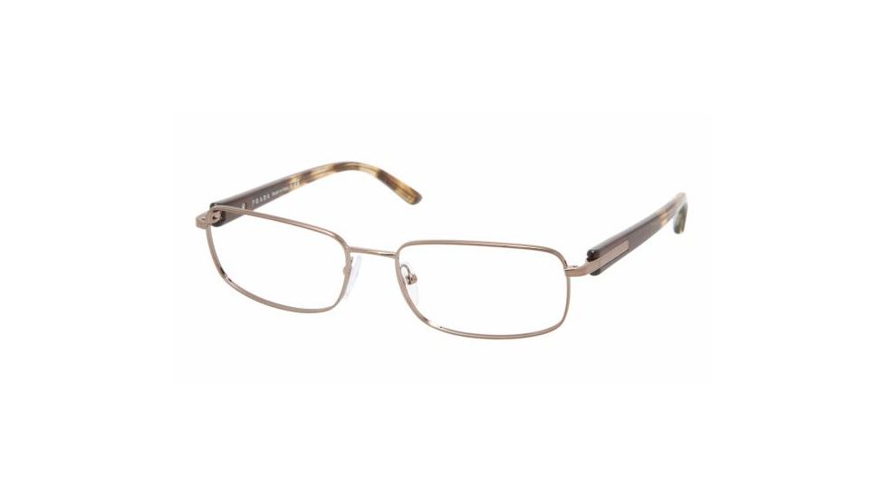 Prada PR 60MV Eyeglasses Styles - Bronze Frame w/Non-Rx 54 mm Diameter Lenses, 1BI1O1-5417