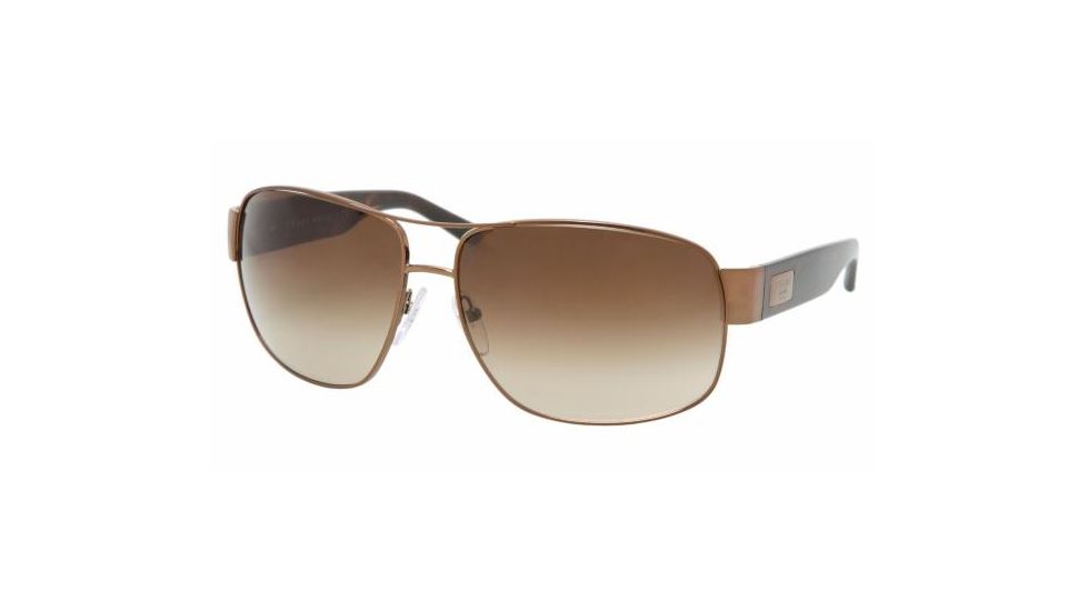 Prada PR61LS Progressive Prescription Sunglasses PR61LS-8AE6S1-6614 - Frame Color Tobacco, Lens Diameter 66 mm