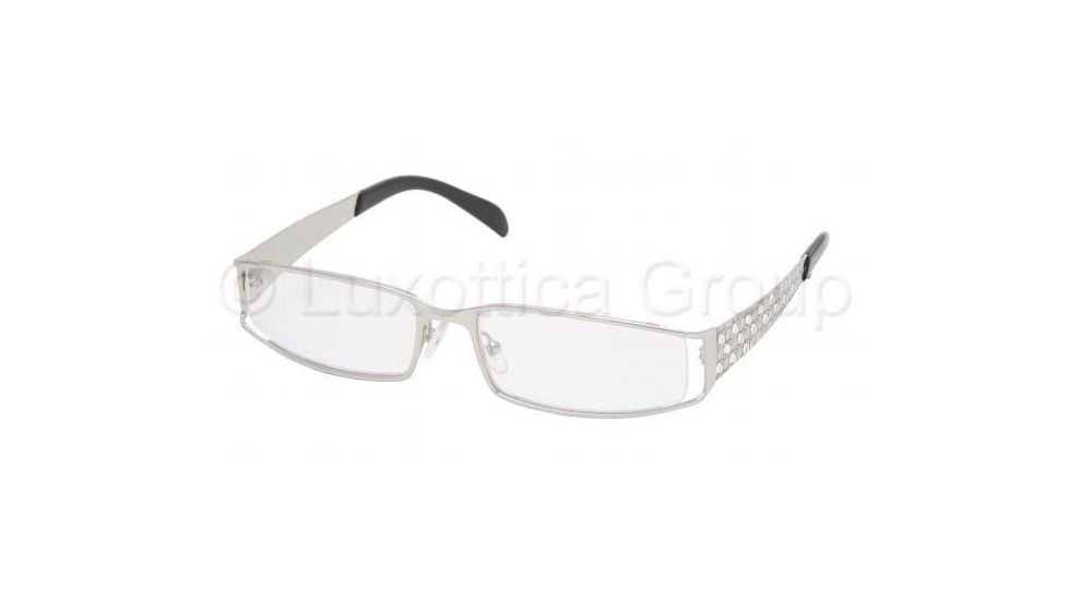 Prada PR64LV Bifocal Eyeglasses - Silver Demo Lens Frame / 50 mm Prescription Lenses, 1BC1O1-5016