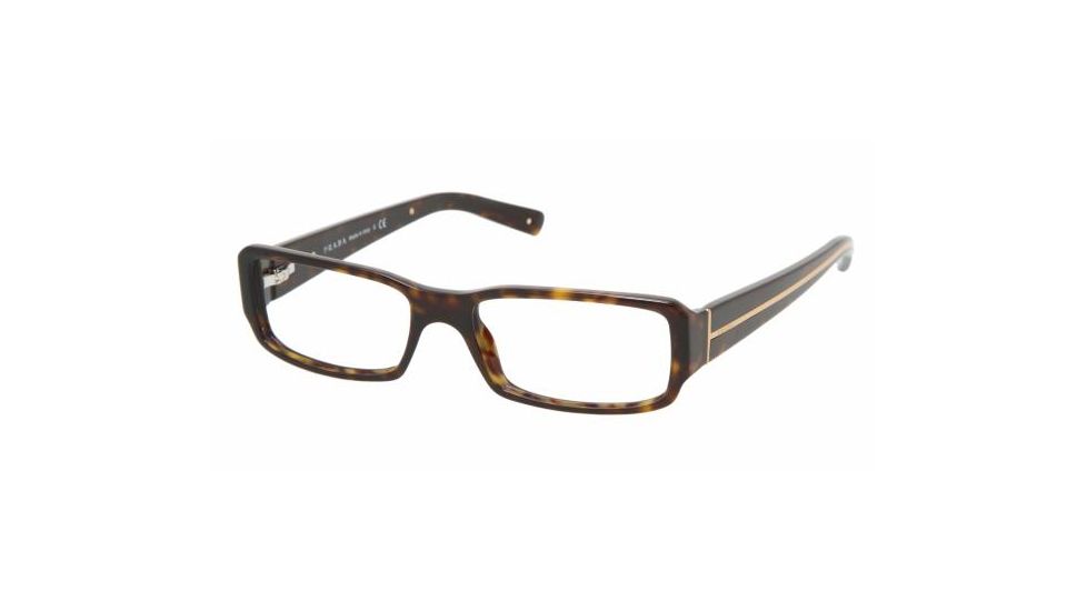 Prada PR02MV #2AU1O1 - Havana Frame, Demo Lens Lenses