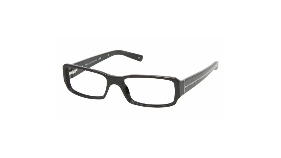 Prada PR02MV #7BN1O1 - M:silver P:black Frame, Demo Lens Lenses