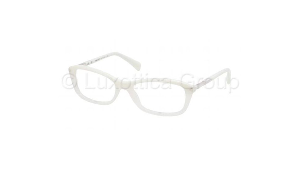Prada PR04PV Single Vision Prescription Eyeglasses JAI1O1-5417 - Ivory Gradient Frame, Demo Lens Lenses