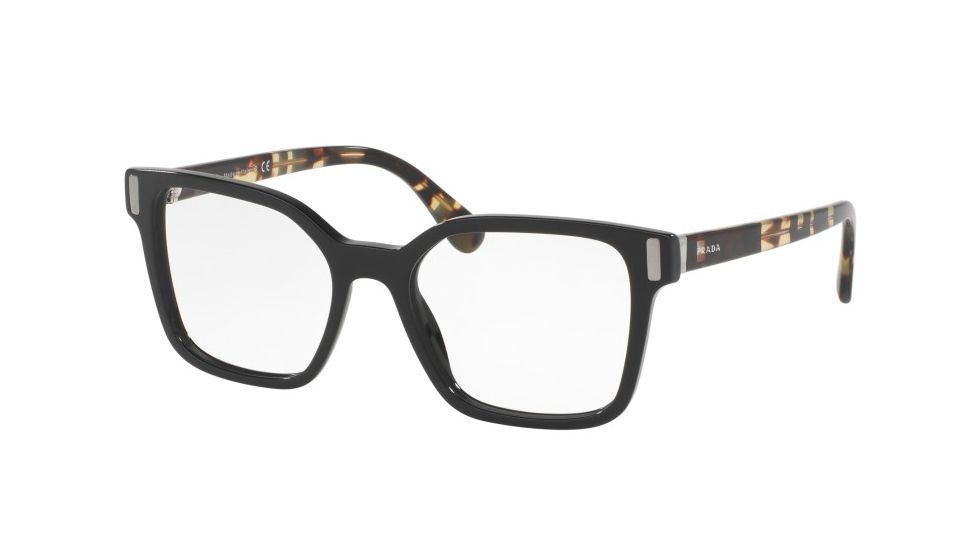 Prada PR05TV Bifocal Prescription Eyeglasses 1AB1O1-50 - Black Frame