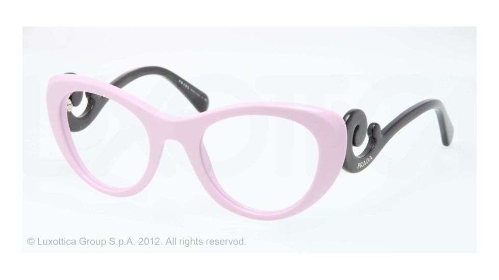 Prada PR06QV Eyeglass Frames PDP1O1-49 - Pink Frame