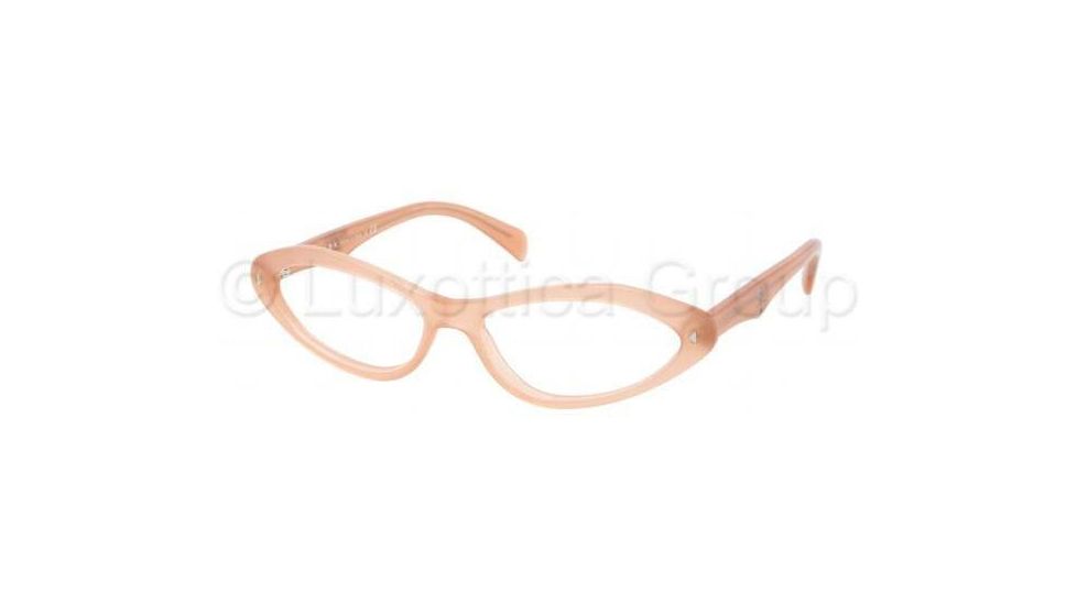 Prada PR08OV Progressive Prescription Eyeglasses GAC1O1-5516 - Pink Frame