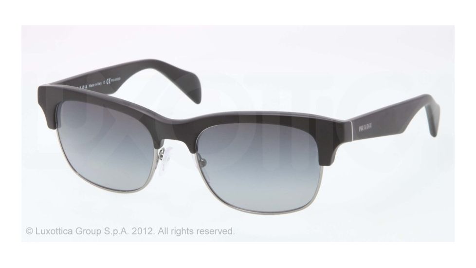 Prada PR11PS Prescription Sunglasses PR11PS-1BO5W1-54 - Lens Diameter 54 mm, Lens Diameter 54 mm, Frame Color Matte Black