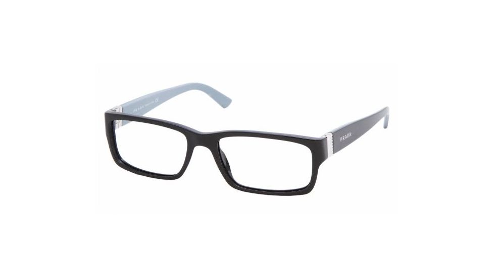 Prada PR12LV #7XQ1O1 - Black Graphite Frame, Demo Lens Lenses