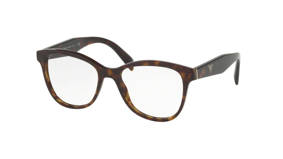 Prada PR12TV Bifocal Prescription Eyeglasses 2AU1O1-53 - Havana Frame