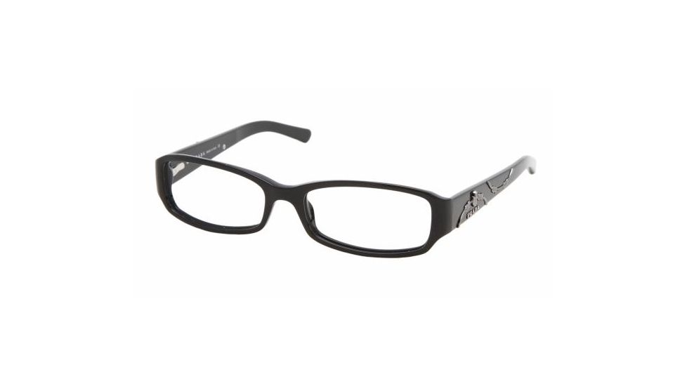 Prada PR15LV #1AB1O1 - Gloss Black Demo Lens Frame