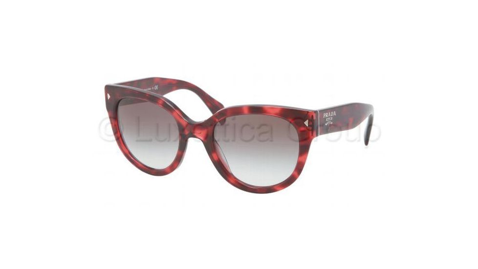 Prada PR17OS Bifocal Prescription Sunglasses PR17OS-KAQ0A7-5422 - Lens Diameter 54 mm, Frame Color Red Havana