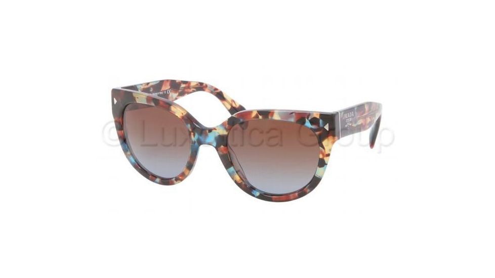 Prada PR17OS Bifocal Prescription Sunglasses PR17OS-NAG0A4-5422 - Lens Diameter 54 mm, Frame Color Havana Spotted Blue