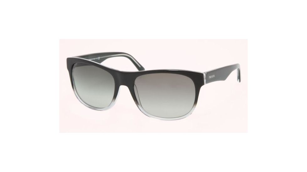 Prada PR24LS Bifocal Sunglasses - Black Gradient Gray Frame / 56 mm Prescription Lenses, ZXA3M1-5618
