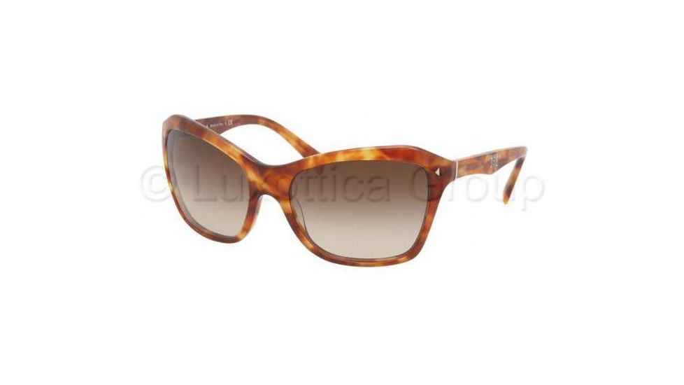 Prada PR24NS Sunglasses 4BW6S1-6118 - Light Havana Brown Gradient