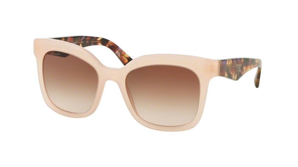 Prada PR24QSF Progressive Prescription Sunglasses PR24QSF-UEW0A6-53 - Lens Diameter 53 mm, Frame Color Opal Pink