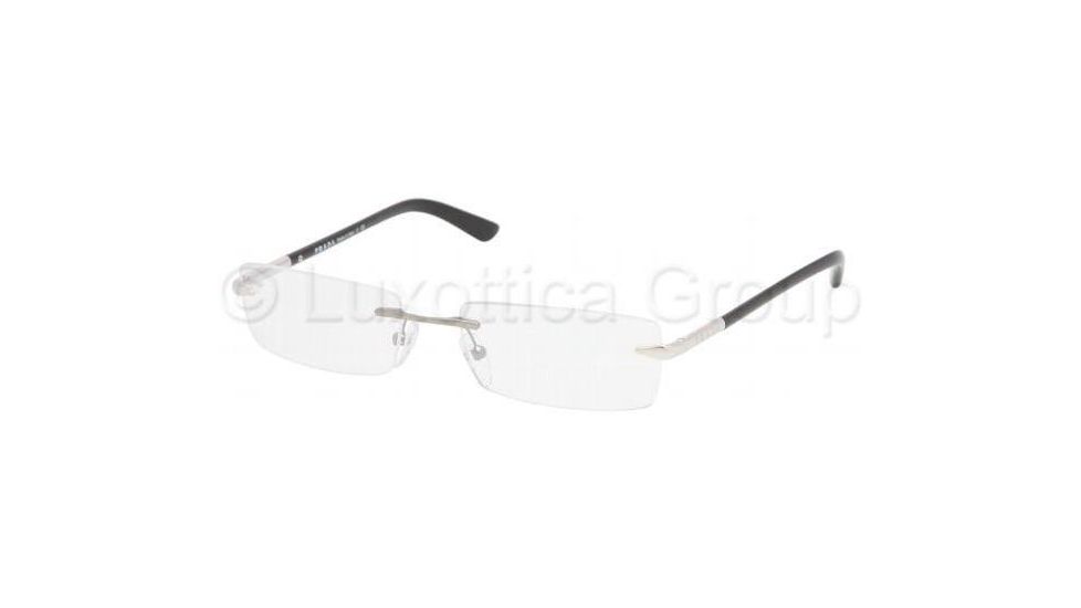 Prada PR54NV Single Vision Prescription Eyewear 2BB1O1-5417 - Steel 