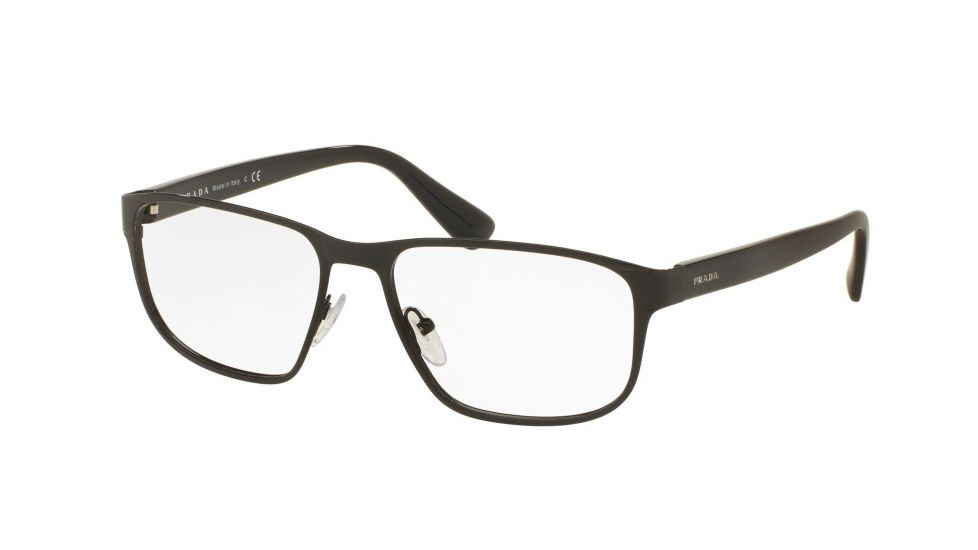 Prada PR56SV Eyeglass Frames 7AX1O1-55 - Black Frame