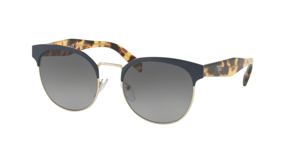 Prada PR61TS Progressive Prescription Sunglasses PR61TS-VH85W1-54 - Lens Diameter 54 mm, Frame Color Blue/pale Gold