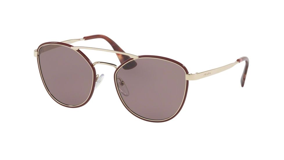 Prada PR63TS Single Vision Prescription Sunglasses PR63TS-VIY6X1-55 - Lens Diameter 55 mm, Frame Color Bordeaux