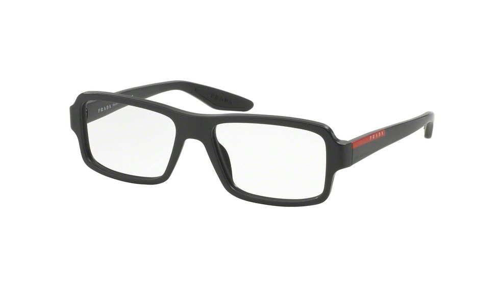 Prada PS01GV Bifocal Prescription Eyeglasses UB41O1-53 - Matte Grey Gradient Frame