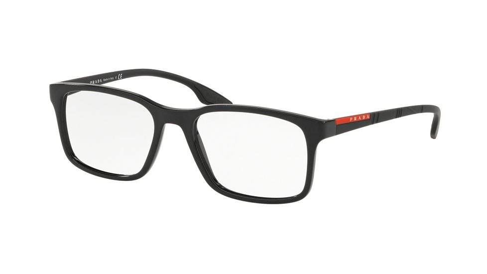 Prada PS01LV Bifocal Prescription Eyeglasses, 52mm, Black, PS01LV-1AB1O1-52-BI