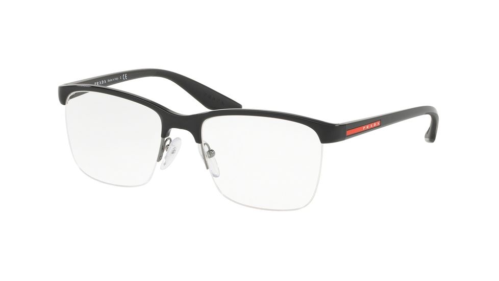 Prada PS02LV Prescription Eyeglasses, 54mm, Black, PS02LV-1AB1O1-54-SV