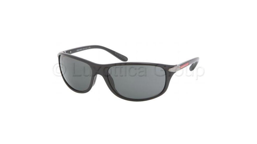 Prada PS05MS Progressive Prescription Sunglasses PS05MS-1AB1A1-6417 - Frame Color Black, Lens Diameter 64 mm