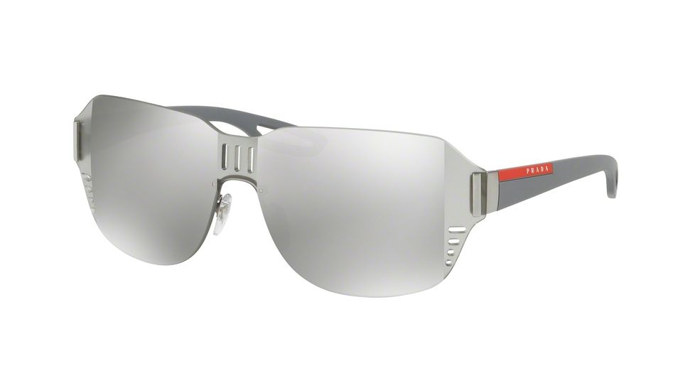 Prada PS05SS Progressive Prescription Sunglasses PS05SS-5AV2B0-44 - Lens Diameter 44 mm, Frame Color Gunmteal