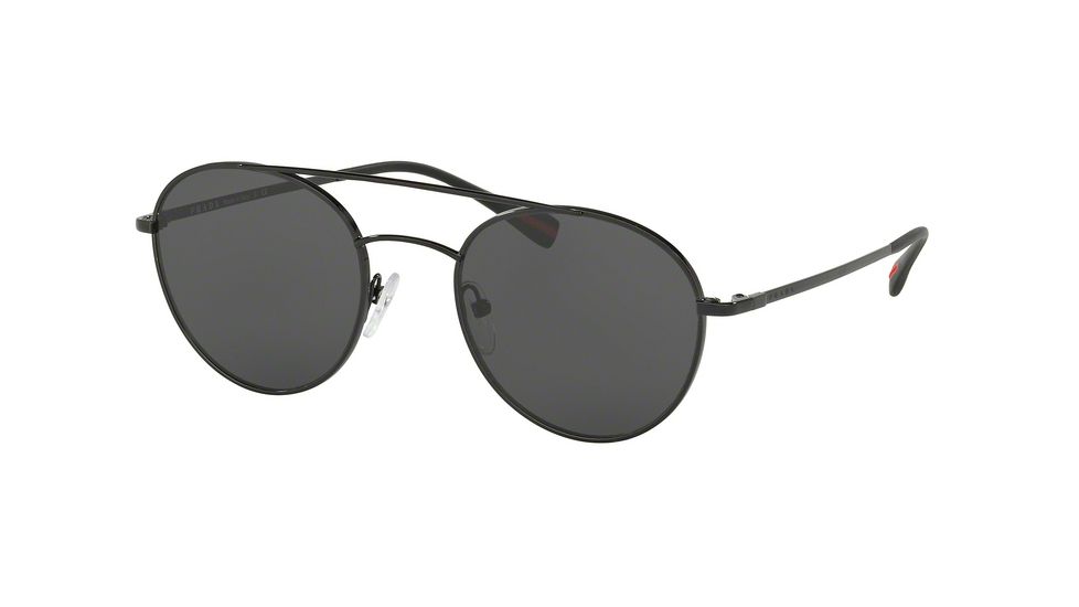 Prada PS51SS Progressive Prescription Sunglasses PS51SS-7AX5S0-54 - Lens Diameter 54 mm, Frame Color Black