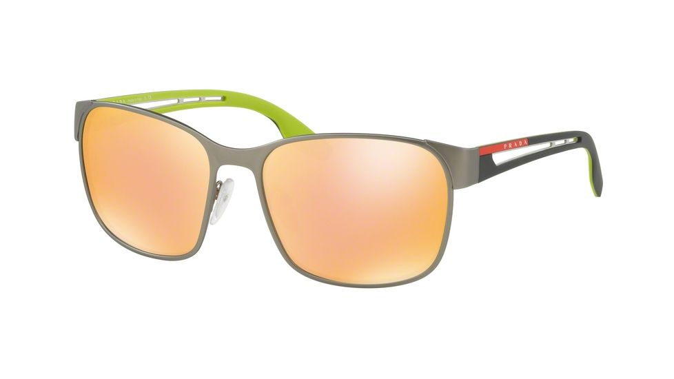 Prada PS52TS Bifocal Prescription Sunglasses PS52TS-DG1132-59 - Lens Diameter 59 mm, Frame Color Gunmetal Rubber