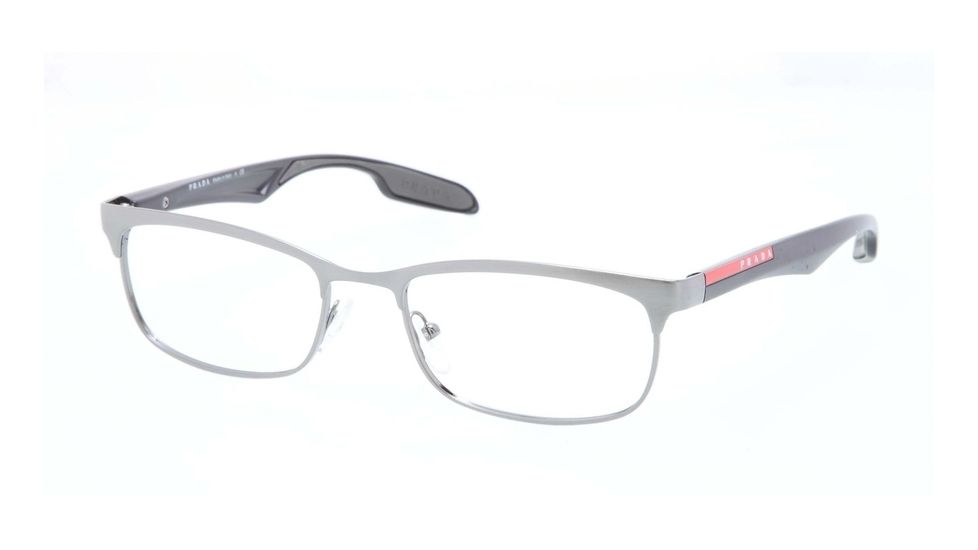 Prada PS54DV Bifocal Prescription Eyeglasses LAI1O1-51 - Gunmetal/brushed Gunmetal Frame