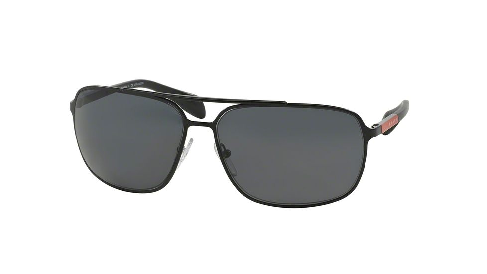 Prada PS54OS Sunglasses 1BO5Z1-64 - Demi-shiny Black