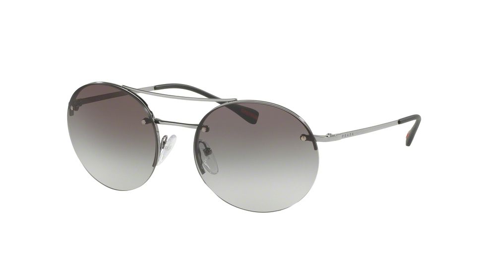 Prada PS54RS Bifocal Prescription Sunglasses PS54RS-1BC0A7-56 - Lens Diameter 56 mm, Frame Color Silver