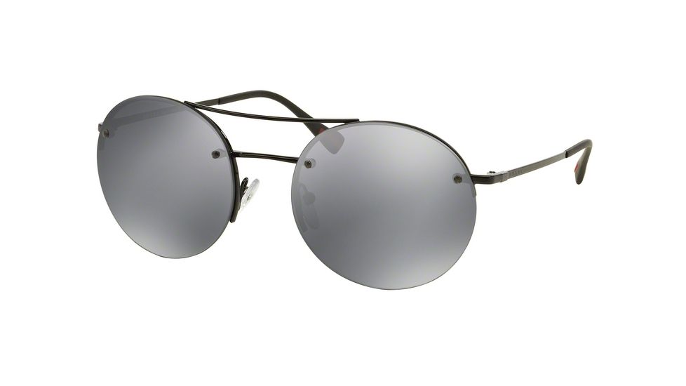 Prada PS54RS Bifocal Prescription Sunglasses PS54RS-7AX5L0-56 - Lens Diameter 56 mm, Frame Color Black