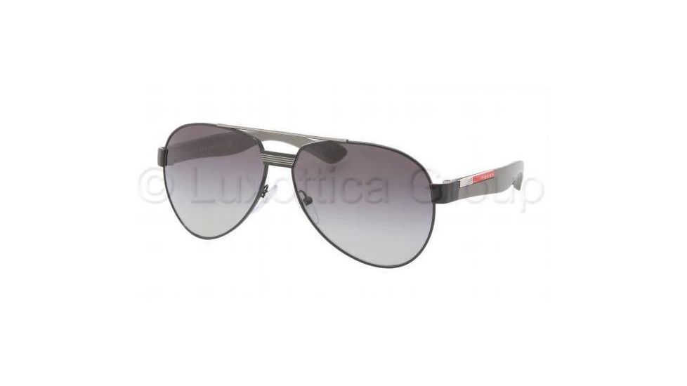 Prada PS55MS Sunglasses 7AX3M1-6013 - Black Gray Gradient