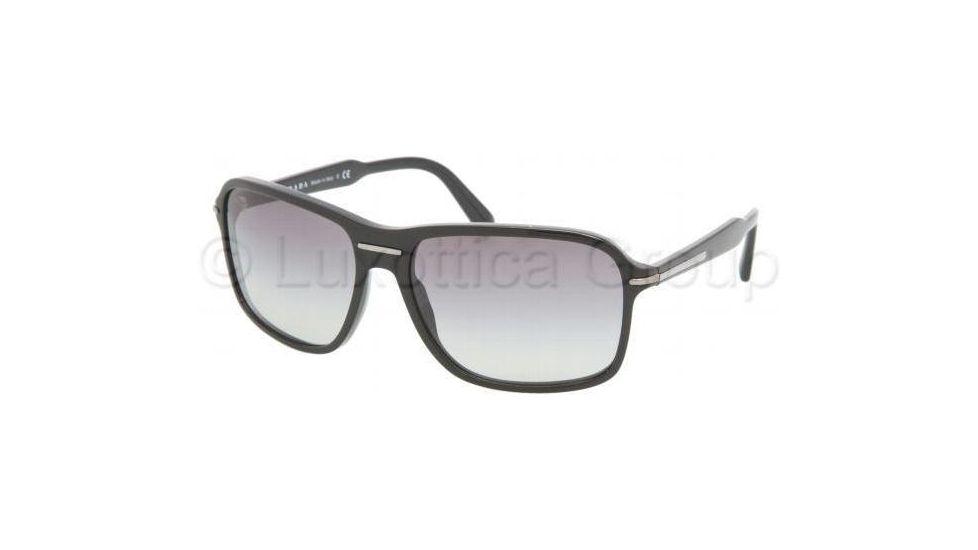 Prada Sunglasses PR02NS 1AB3M1-6116 - Black Gray Gradient