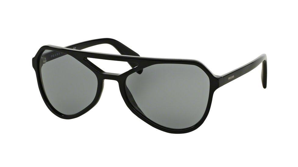 Prada TYPE PR22RS Bifocal Prescription Sunglasses PR22RS-1AB3C2-58 - Lens Diameter 58 mm, Frame Color Black