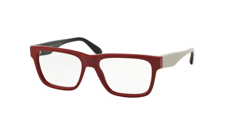 Prada VOICE PR16RV Eyeglass Frames TKS1O1-53 - Red Frame