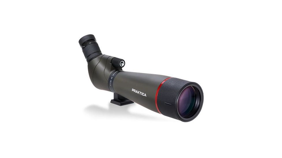 Praktica Alder 20-60x77mm Angled Spotting Scope w/ Tripod, Brown PRA204